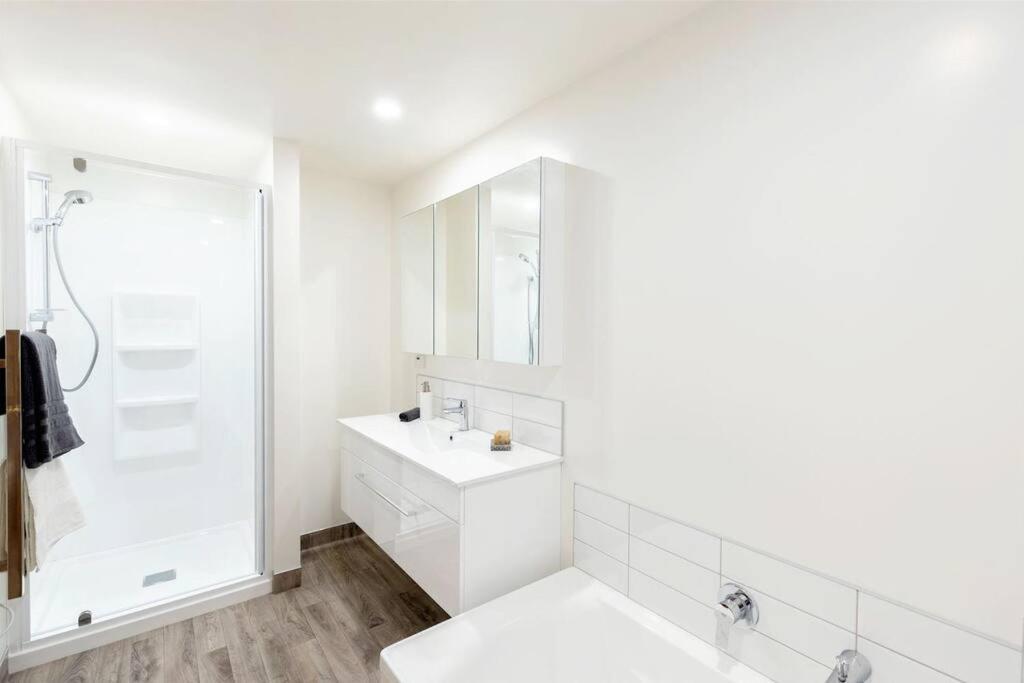 فيلا Hagley Park Townhouse كريستتشيرش المظهر الخارجي الصورة